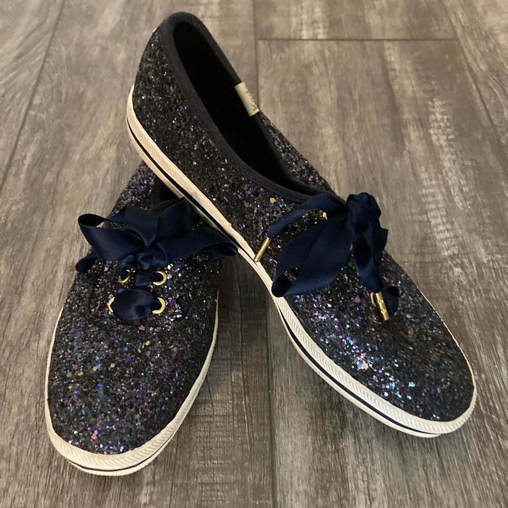 Sparkly Navy Kate Spade Keds